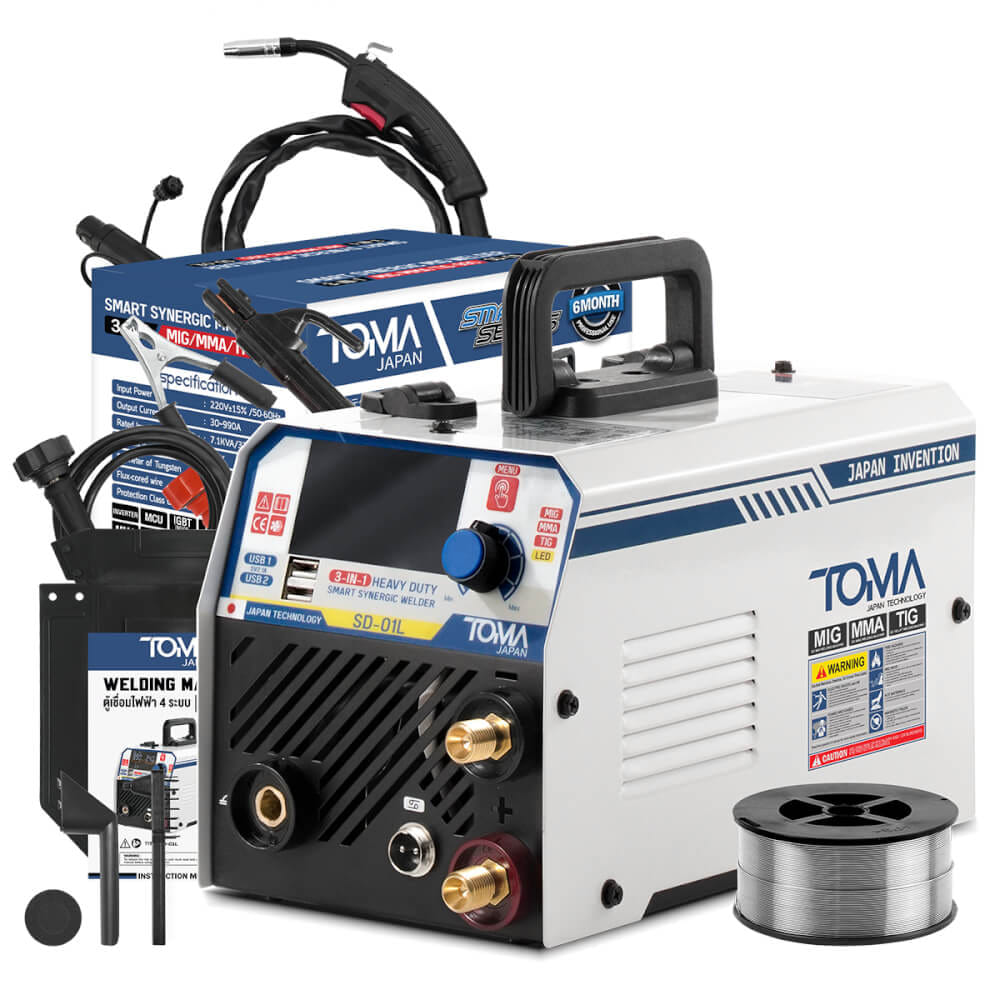 เครื่องเชื่อม INVERTER TOMA JAPAN รุ่น SD-01L ดิจิตอล 3 ระบบ_8